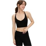 Asitan Ecovero Göğüs Pedli Büzgülü Askılı Büstiyer – Yoga ve Pilates Spor Sütyeni, Ayarlanabili - Çok Renkli