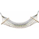 Asitan Emir 2 Adet Fileli Renkli Örgü Ip Hamak 180 x 90 cm Uygun Hamak Tek Kişilik Hamak - Çok Renkli