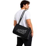 Asitan Erkek Spor Çantası Silindir Model Omuz Askılı Fitness ve Seyahat Çantası TARZ4ZH4HA6 (Siyah) - Çok Renkli