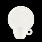 Asitan Espresso Fincanı ve Tabağı Seti, 6'li, Ekru, Model BNC01ESP-FT - Renkli