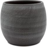 Asitan Esra Gri Seramik Saksı 15X13 cm - Çok Renkli