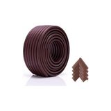 Asitan Evokids (2 Metre Çok Amaçlı Kenar + 4 Adet Köşe) Kahve Çok Amaçlı Kauçuk Kenar Koruyucu - Renkli