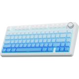 Asitan F75 Mekanik Rgb Tkl Reaper Switch Kablosuz Makrolu Hot Swap Klavye Comic - Çok Renkli