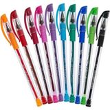 Asitan Faber Castell 1425 Tükenmez Kalem Seti, 0,7 mm Iğne Uçlu, 10'lu Karışık Renkler - Çok Renkli
