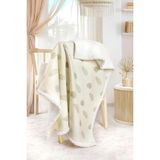 Asitan Fluffy Bebek Battaniyesi 80X100 cm Melis Kundak Puset Çift Taraflı Koyun Tüyü Battaniye 100X80 - 80 x 100 cm - Renkli
