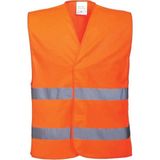 Asitan Fosforlu Reflektörlü Ikaz Yeleği 5 cm Reflektörlü Gece Görünür (Turuncu) - Çok Renkli