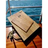 Asitan F&s Woodart Marin 2 Li Set - Meşe Doğal Ahşap Mutfak Kesme Sunum Et Ekmek Doğrama Tahtası - Çok Renkli