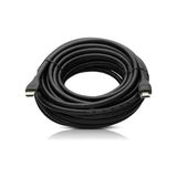 Asitan Fully G-507DS Plastik Düz Siyah 10 Metre Gold Poşetli HDMI Kablo - Çok Renkli