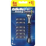 Asitan Gillette Sensor3 Tıraş Makinesi Plus 6 Bıçak