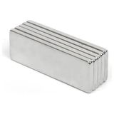 Asitan Güçlü Neodyum Blok Mıknatıs 30×10×2 mm – N35 Neodyum Magnet, Dikdörtgen Blok Manyetik Par� - Çok Renkli