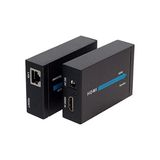 Asitan HDMI Görüntü Aktarma, HDMI To Cat5/cat6, 60 Metre, Adaptörlü, Extender - Çok Renkli