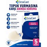 Asitan Hidrokolloid Topuk Bandı 5 Adet – Su Geçirmez Topuk Koruyucu Nasır ve Su Toplamasına Karşı K - Çok Renkli