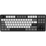 Asitan HK220 Membrane Rgb Kablosuz/bluetooth Siyah Beyaz Tkl Türkçe Gaming Klavye - Çok Renkli