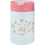 Asitan Içli Termos 500 ml Pembe Çelik Kaşık ile TX-6129