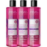 Asitan Intense Keratin Yoğun Hasar Onarıcı Saç Bakım ŞAMPUANI-350ML-VEGAN X3