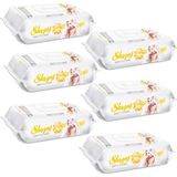 Asitan Islak Havlu Mendil 90 Yaprak 6 Lı Set Sensitive Plastik Kapaklı
