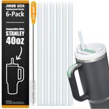 Asitan Jmoe Usa Stanley 40 Oz Adventure Quencher Flowstate H2.0 Için 12" Pipetler / Stanley 40 Oz Bardak I - Çok Renkli