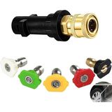 Asitan Joyzzz Basınçlı Yıkama Tabancası Adaptörü, Basınçlı Yıkama Adaptör Seti, 1/4” Püskür