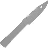 Asitan Kamp Ayısı® Hunter™ Bıçak Stili Bushcraft Mızrak Ucu - Çok Renkli