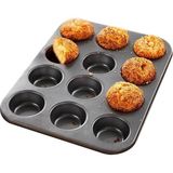 Asitan Karbon Çelik 12 Li Muffin Cupcake Kek Pişirme Kalıbı CIN800SY - 26 x 26 x 7 cm