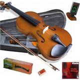 Asitan Keman V160 4/4 Keman Seti, Tam Set, Kılıf, Reçine, Yay, Akort Cihazı - Çok Renkli