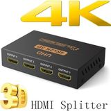 Asitan Kenly 4K Ultra Hd HDMI Splitter 1x4 – 4 Port Görüntü Çoğaltıcı, 3D Destekli, 1080P/4K HDMI - Çok Renkli