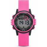 Asitan Kız Çocuk Pembe Dijital Kronometreli Silikon Kordon Spor Kol Saati ST-304435 - Çok Renkli
