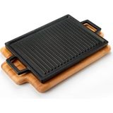 Asitan Lava Döküm Plaka, 22X30, Ahşap Altlı - Lv As 127