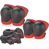 Asitan Lrs Store Koruyucu Dizlik Dirseklik El Koruyucu Set 6 Parça Bisiklet Scooter Paten Koruma 4-12 Yaş - Çok Renkli