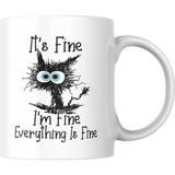Asitan ' M Komik Baskılı Kupa Bardak Hediyelik Çay Kahve Kupası Coffee Mug - Çok Renkli