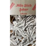 Asitan Mila Stick Şeker, Beyaz, Tek Kullanımlık Paketli, 1000 Adet, Kahve ve Çay Için Şeker Çubuklar - Çok Renkli