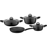 Asitan Neo 7 Parça Granit Set (18CM & 22CM Derin TENCERE+26CM Sığ Tencere&tava) - Çok Renkli