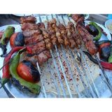 Asitan Netodak Kare Çöp Şiş Ciğer Şiş Tavuk Şiş Kuşbaşı Et Şişi 10 Adet 70 cm (5mm) - Çok Renkli