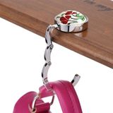 Asitan Outdoor Outlet Dekoratif Desenli Masa Kenarı Çanta Askı Aparatı Aleti Askılık - Çok Renkli
