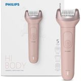 Asitan Philips BRE718/05 Epilatör Serisi 9000, Kablosuz, Islak ve Kuru Kullanım, 32 Cımbız, LED Işık, - Çok Renkli