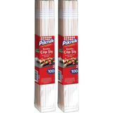 Asitan Piknik Ağaç Bambu Çöp Şiş 25 CM–100'LÜ 113-P 2li Paket - Çok Renkli
