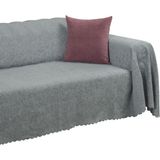 Asitan Premium Koltuk Örtüsü 175X300 Large Gramajlı Jakarlı Şönil Bulut | Kanepe Örtüsü | Kaymaz - 0,6 x 19 x 29 cm - Çok Renkli