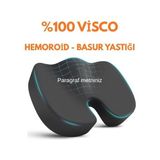 Asitan Pride Kuyruk Sokumu Oturma Simidi Minderi Yastığı Visco Ortopedik Yastık - Çok Renkli