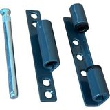 Asitan Pvc Pimapen Kapı Pencere Menteşesi - Çelik - 90MM - Antrasit - 1 Adet - Vidalar Dahil - Çok Renkli