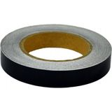Asitan Reflektif Fosforlu Şerit Bant 2 cm x 25 Metre Siyah Ikaz Bandı - Çok Renkli