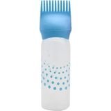 Asitan Safestore 120 ml Plastik Saç Boyası Doldurulabilir Şişe Aplikatör Kuaför Saç Boyama Tarağı - Çok Renkli