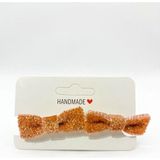 Asitan Sarı Mini Fiyonk Kurdele Saç Tokası, 2'li Set (Model-5) - Çok Renkli