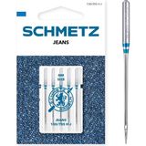 Asitan Schmetz Dikiş Makinesi Iğneleri / 5 Kot Iğnesi / 130/705 H-J / Iğne Kalınlığı: 90/14 / Tüm - Çok Renkli