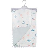 Asitan Sebi Bebe Ponponlu Müslin Çift Kat Battaniye 70X90CM 9212 - 70 x 90 cm - Renkli