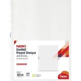 Asitan Şeffaf Delikli 4830XL Poşet Dosya (Föy Dosya) 100 Adet 869324557100218 - Çok Renkli