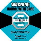 Asitan Shockwatch Etiketi 10G/ Düşme Indikatörü 10G - Çok Renkli
