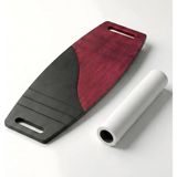 Asitan Siyah/kırmızı Denge Tahtası Balance Roller Board Sörf Eğitim Tahtası Kaykay Eğitim Tahtası - Çok Renkli