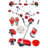 Asitan Steiner Alman R-9200 Yan Tipi Benzinli Motorlu Çalı Çim Ot Biçme Tırpanı Makinesi + Canavar Ba - Çok Renkli