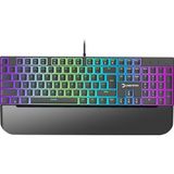 Asitan Suki Mekanik Mavi Switch Puding Keycaps Türkçe Q 104 Tuş USB Gaming Klavye - Çok Renkli