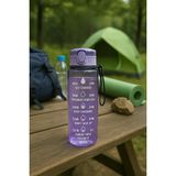 Asitan Suluk & Su Şişesi & Sporcu Matara Mor 1000 ml - Çok Renkli